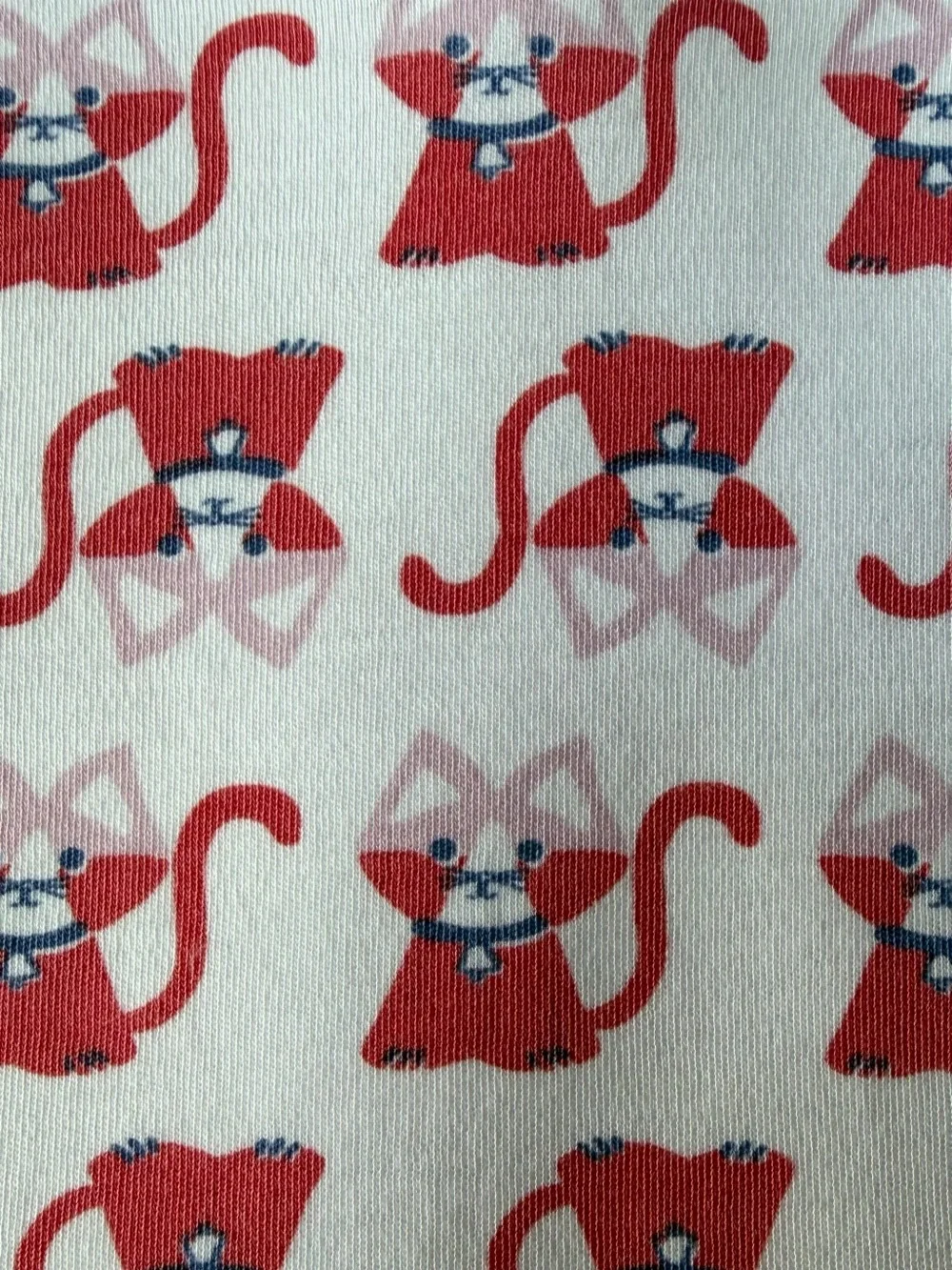 Roberta Roller Rabbit Pink & White Fox Print Kids Pajama Set